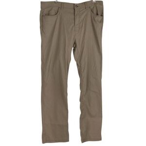 Prana Pants Mens 40 Slim Brown Born From The Experience Brion Stretch Hiking